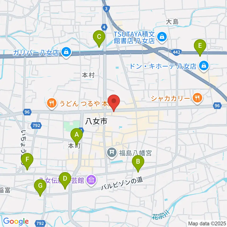 アオキ楽器周辺のコンビニエンスストア一覧地図