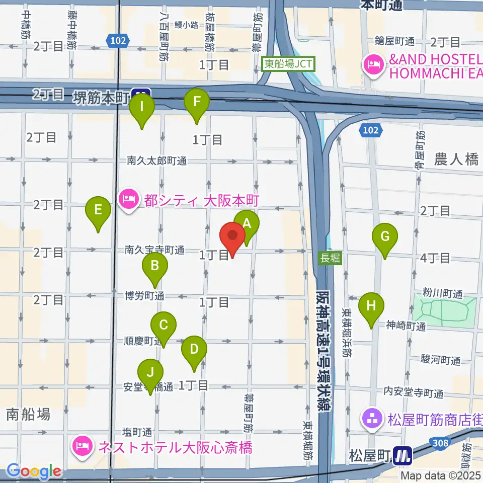エバ電子楽器周辺のコンビニエンスストア一覧地図