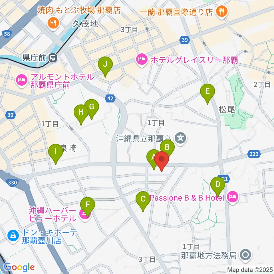 文教楽器周辺のコンビニエンスストア一覧地図