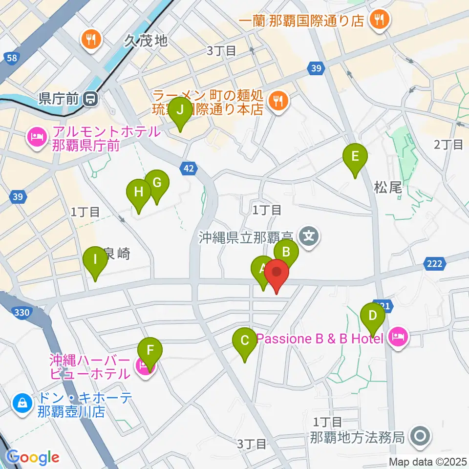 文教楽器周辺のコンビニエンスストア一覧地図