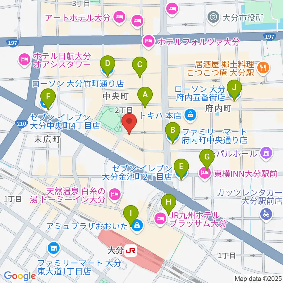 楽器屋のSAKAI周辺のコンビニエンスストア一覧地図