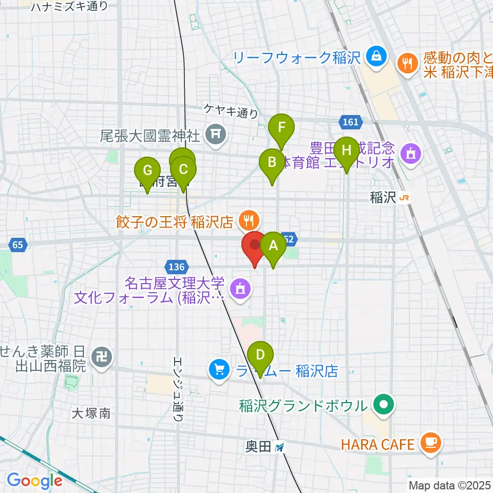 星川楽器周辺のコンビニエンスストア一覧地図