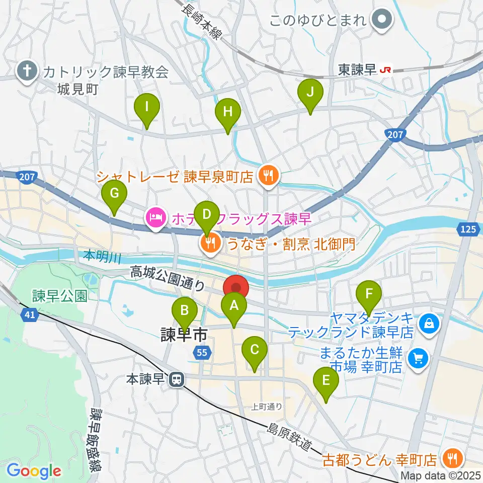 原田楽器周辺のコンビニエンスストア一覧地図