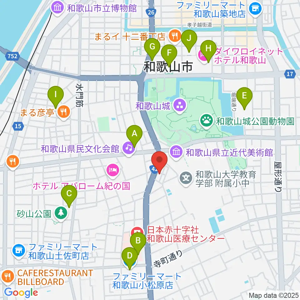 服部楽器周辺のコンビニエンスストア一覧地図