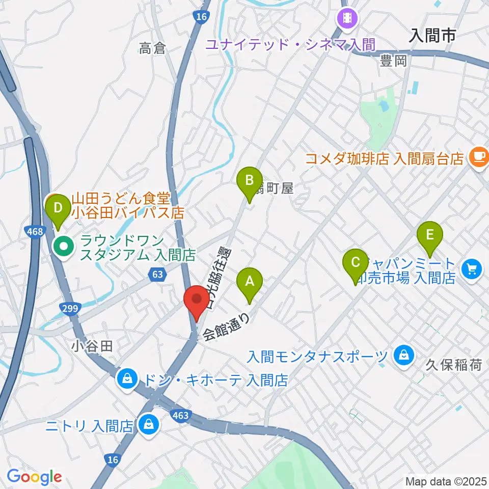 平野楽器周辺のコンビニエンスストア一覧地図