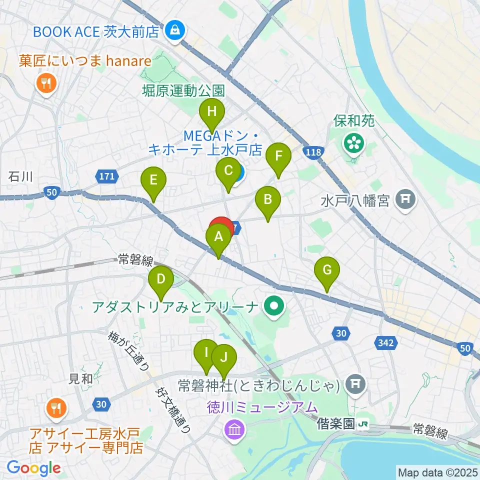 平山ピアノ社周辺のコンビニエンスストア一覧地図