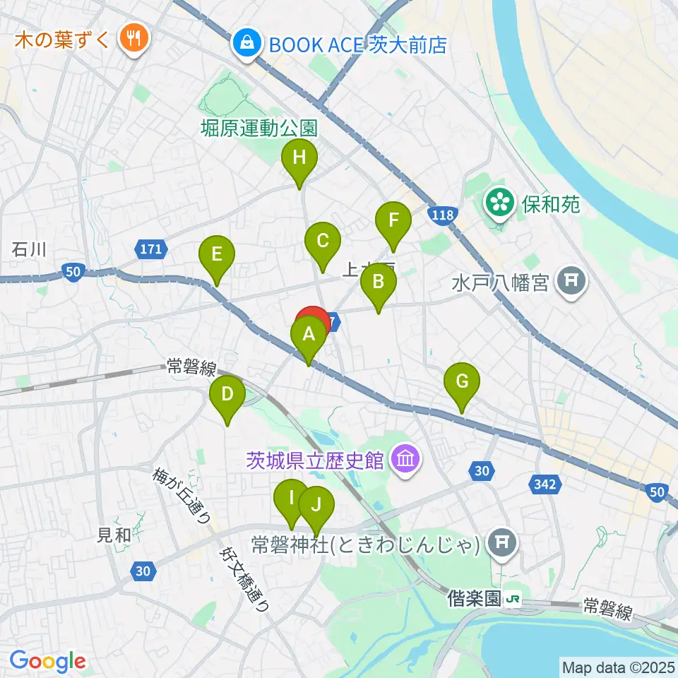 平山ピアノ社周辺のコンビニエンスストア一覧地図