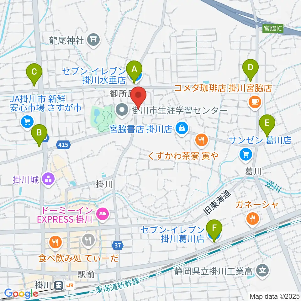 兵藤楽器店周辺のコンビニエンスストア一覧地図