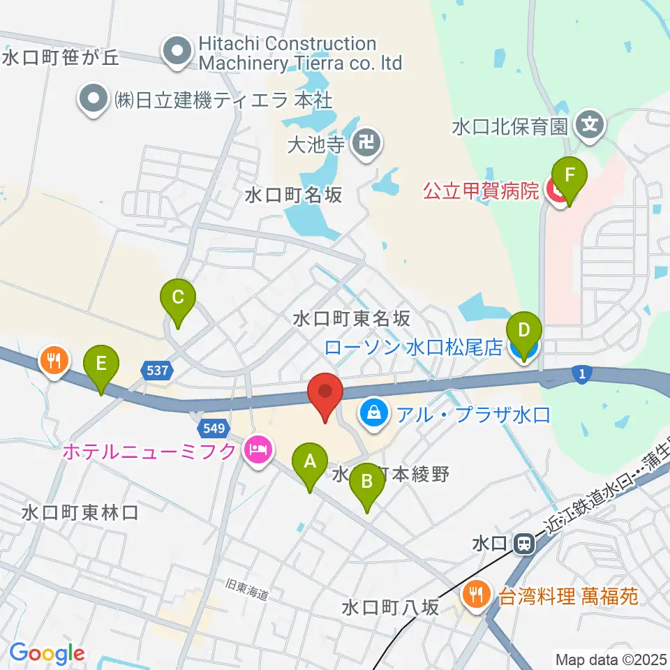 イシオカ楽器周辺のコンビニエンスストア一覧地図
