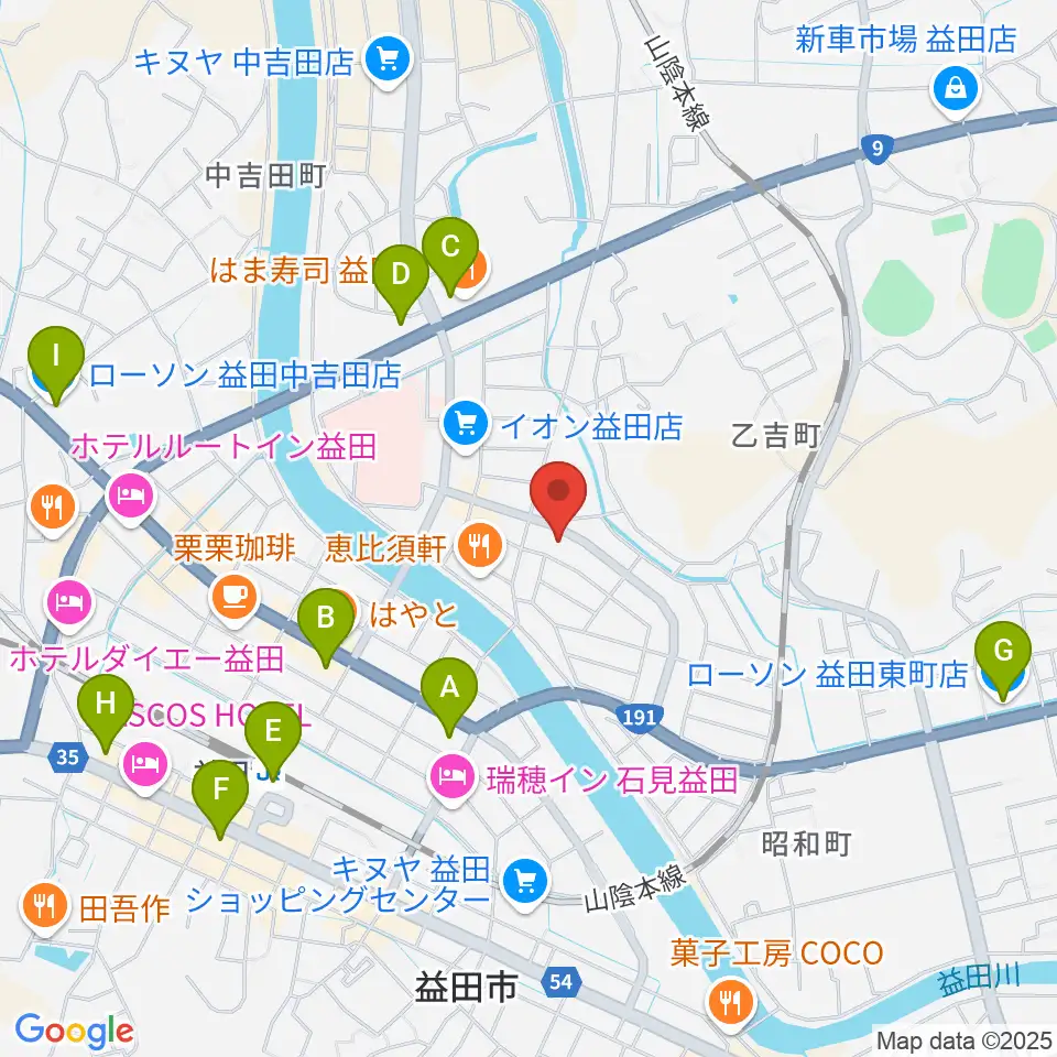 サウンド・パレット周辺のコンビニエンスストア一覧地図