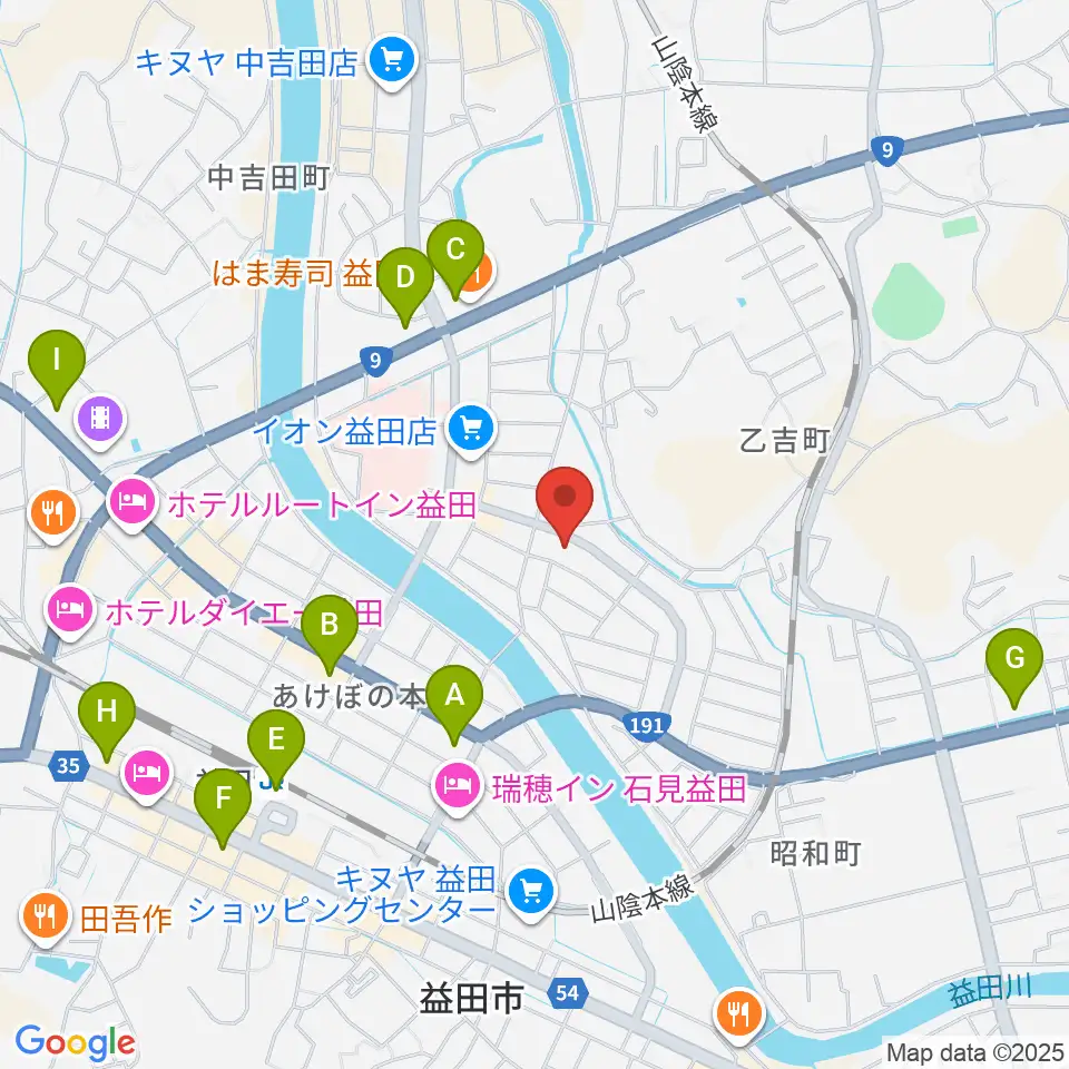 サウンド・パレット周辺のコンビニエンスストア一覧地図