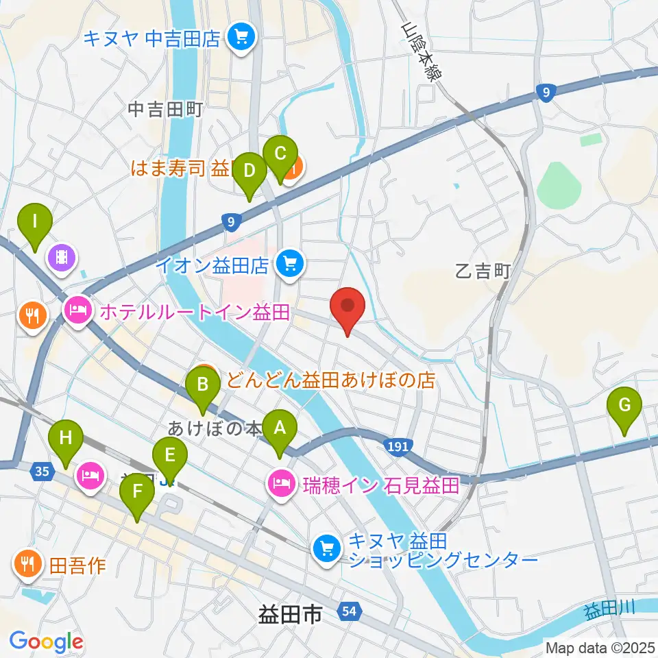 サウンド・パレット周辺のコンビニエンスストア一覧地図