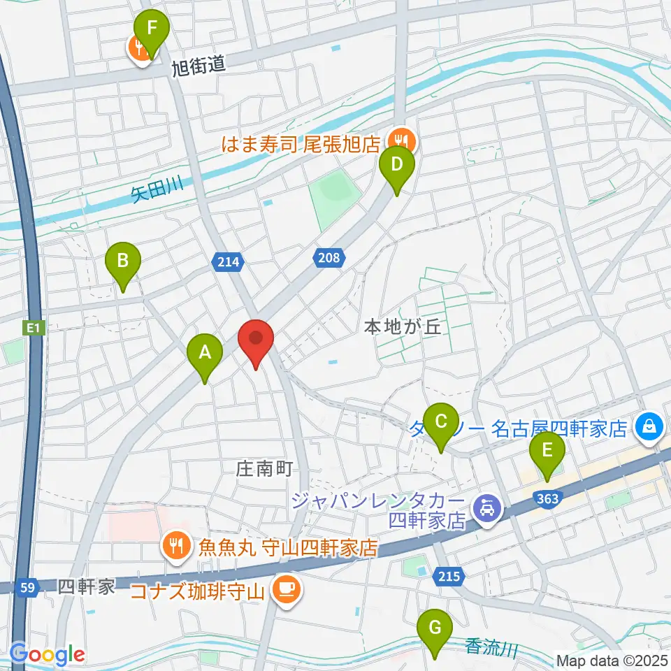 岩本ケース周辺のコンビニエンスストア一覧地図