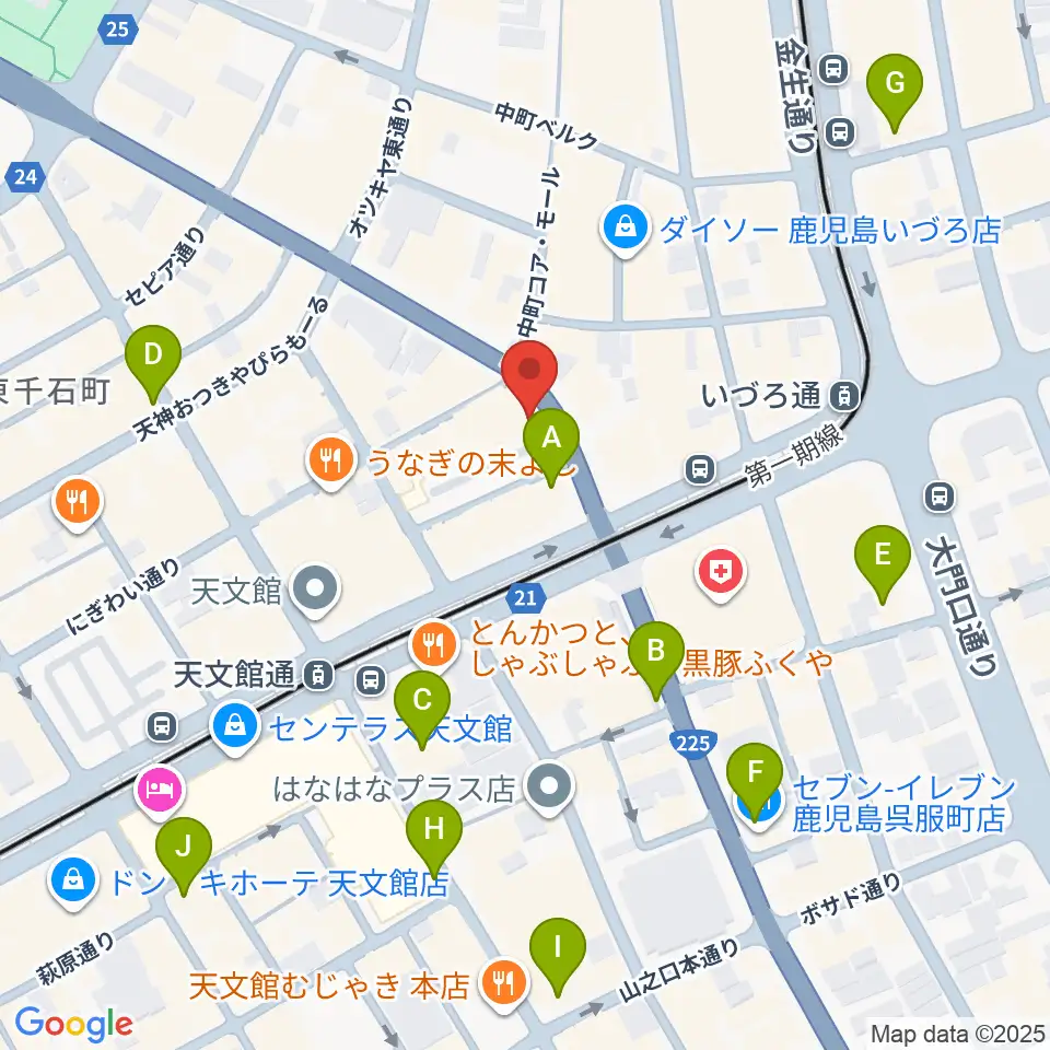 十字屋クロス周辺のコンビニエンスストア一覧地図