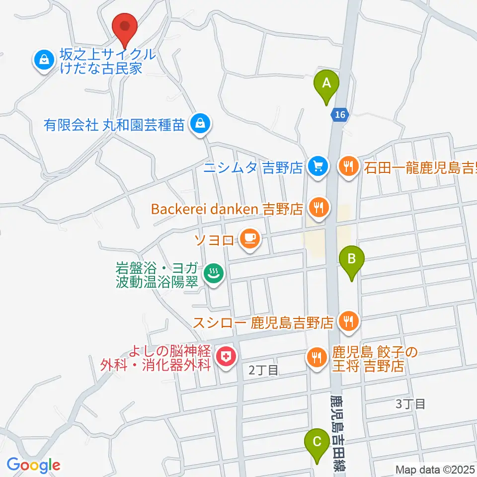 鹿児島ピアノ配送センター周辺のコンビニエンスストア一覧地図