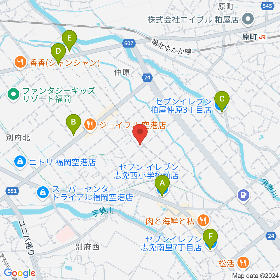 有限会社ピアノセンター周辺のコンビニエンスストア一覧地図