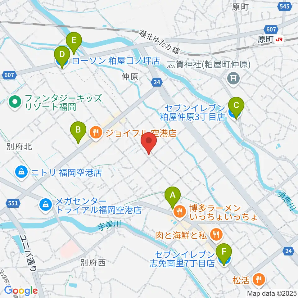 有限会社ピアノセンター周辺のコンビニエンスストア一覧地図