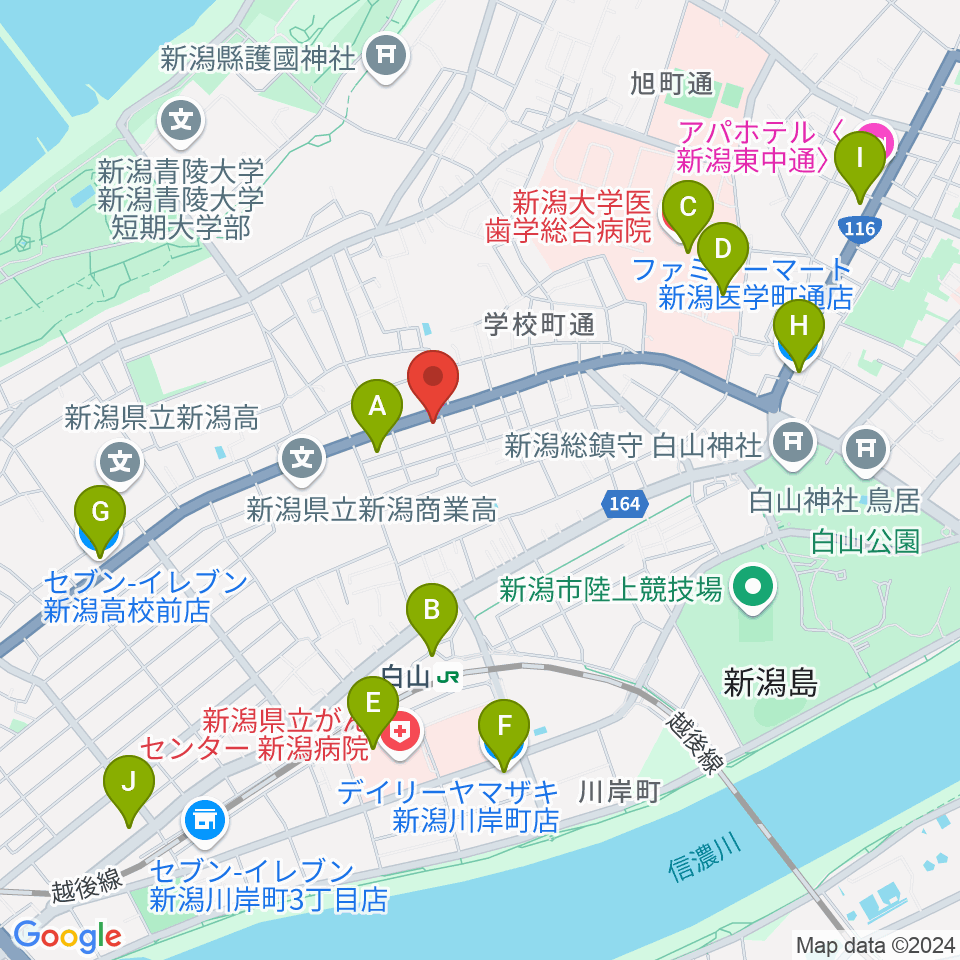 大正琴 琴源周辺のコンビニエンスストア一覧地図