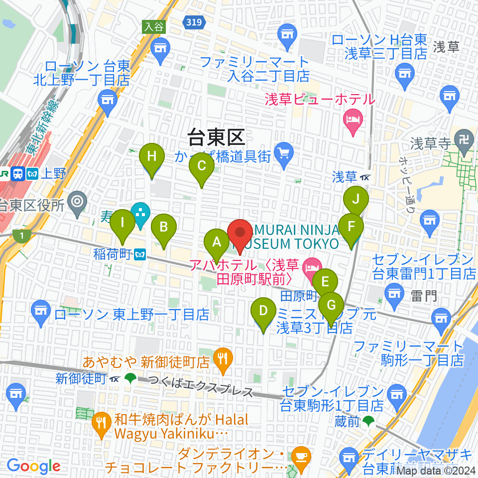 KIWAYAウクレレ周辺のコンビニエンスストア一覧地図