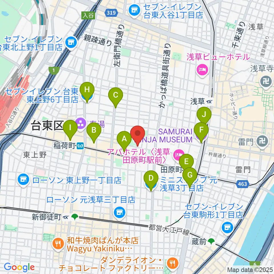 KIWAYAウクレレ周辺のコンビニエンスストア一覧地図