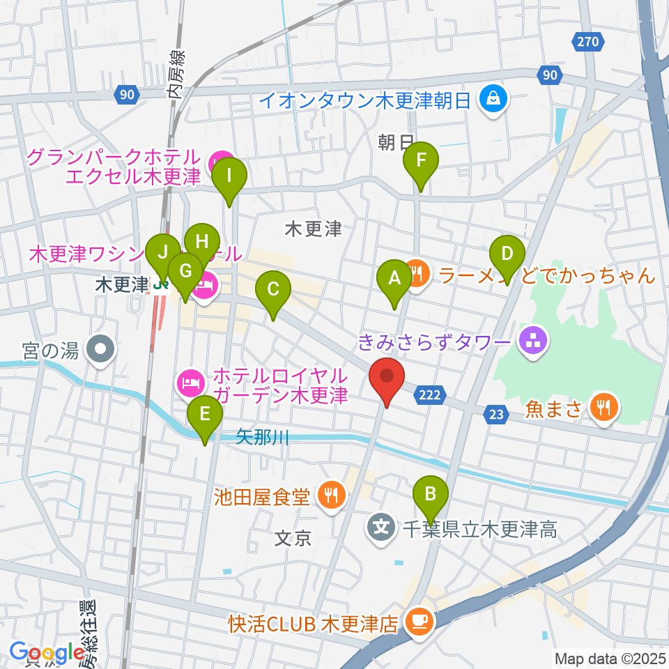 コンドー楽器 本店ショールーム周辺のコンビニエンスストア一覧地図