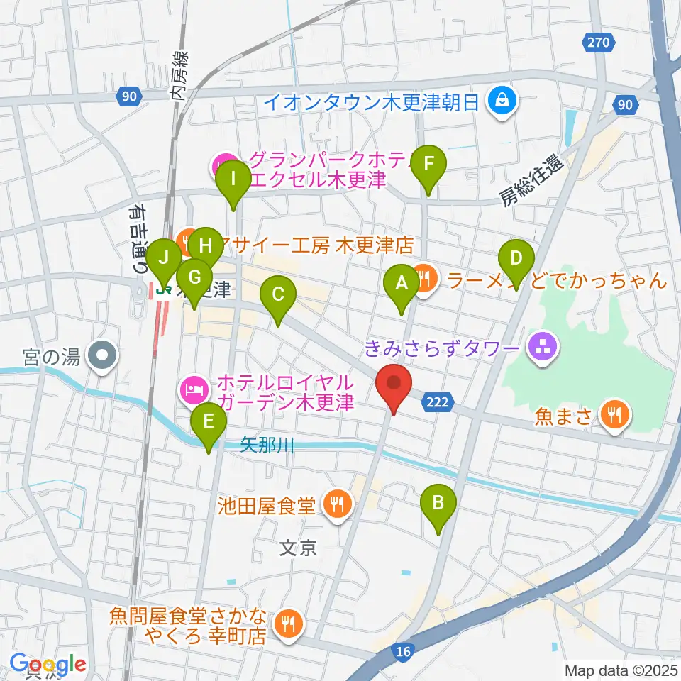 コンドー楽器 本店ショールーム周辺のコンビニエンスストア一覧地図