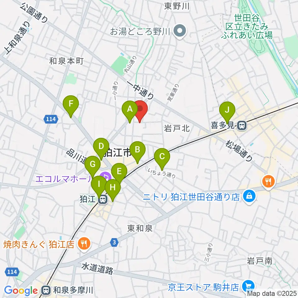 泉州尺八工房周辺のコンビニエンスストア一覧地図