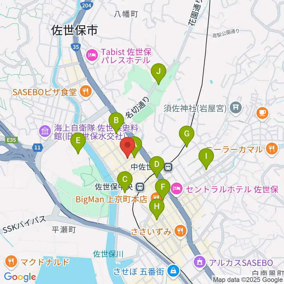 前川楽器店周辺のコンビニエンスストア一覧地図