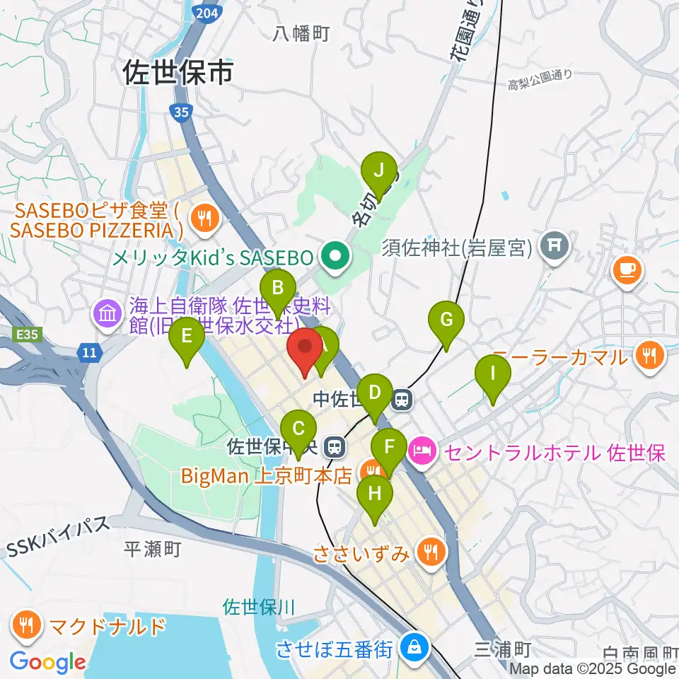 前川楽器店周辺のコンビニエンスストア一覧地図