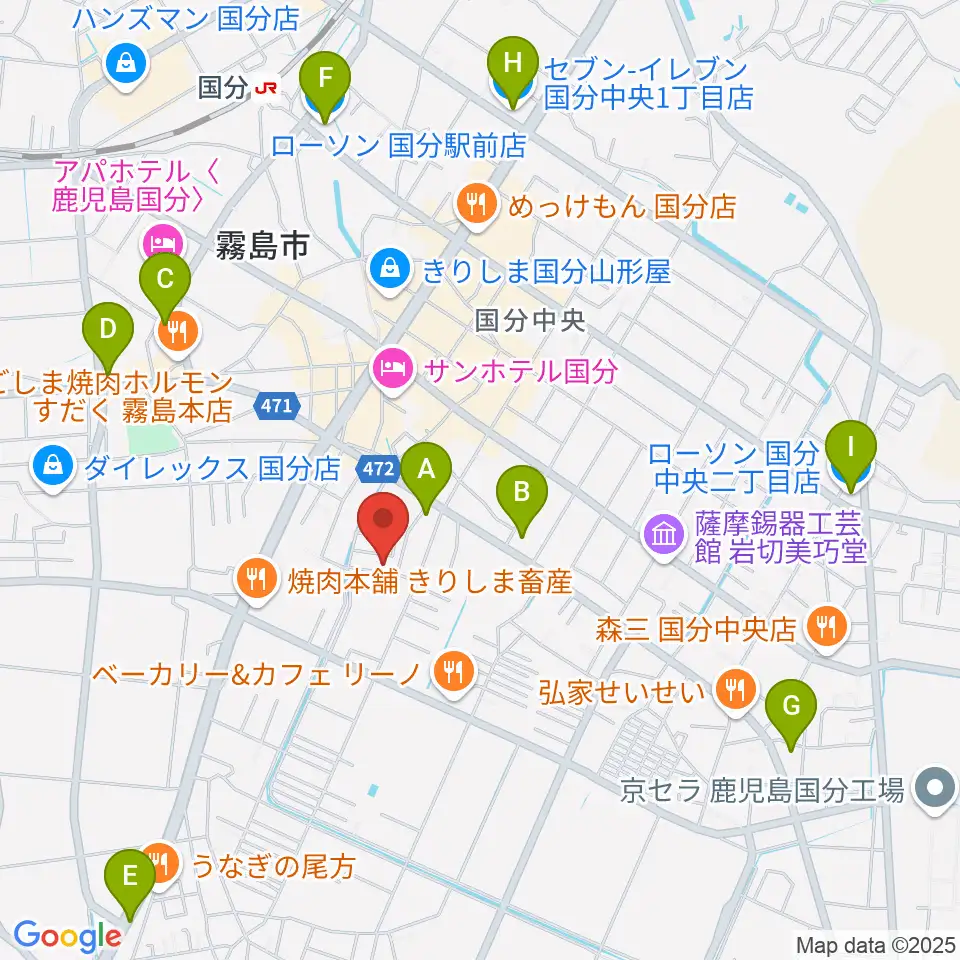 ミヤタカンパニー周辺のコンビニエンスストア一覧地図