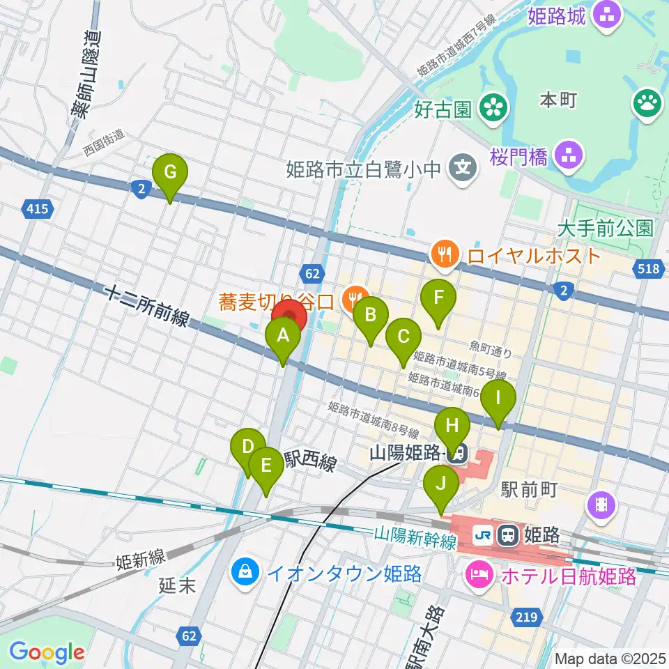 エムズサウンドギターショップ周辺のコンビニエンスストア一覧地図