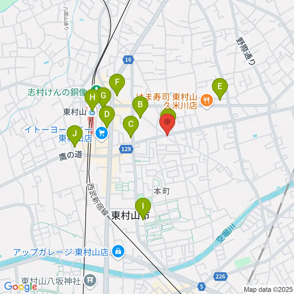 ムラコシ楽器店周辺のコンビニエンスストア一覧地図