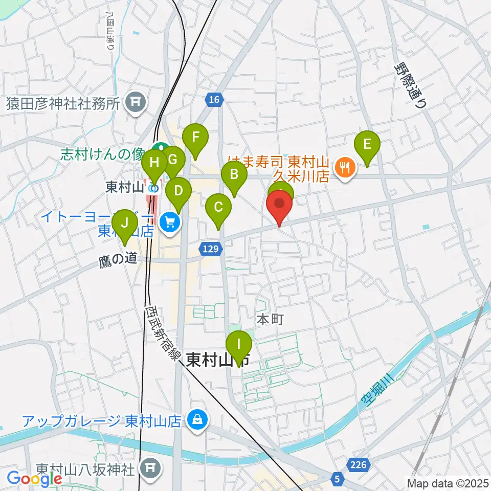 ムラコシ楽器店周辺のコンビニエンスストア一覧地図