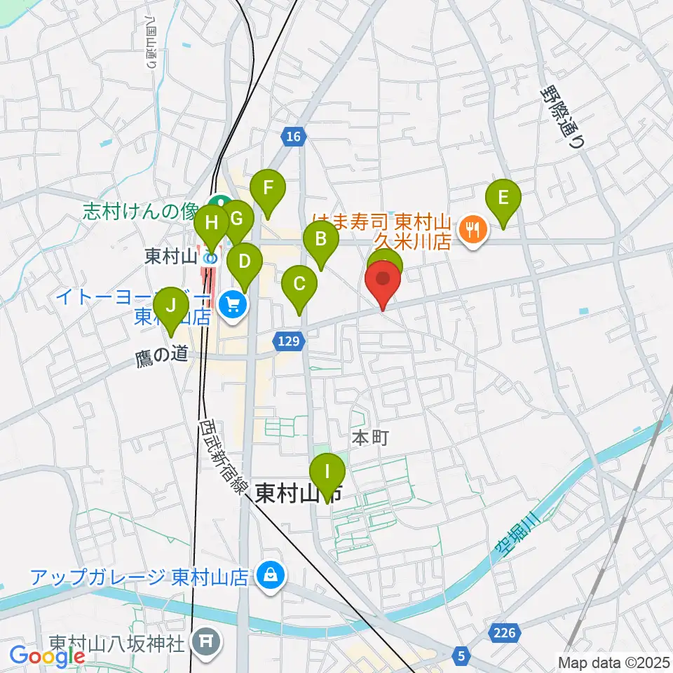 ムラコシ楽器店周辺のコンビニエンスストア一覧地図