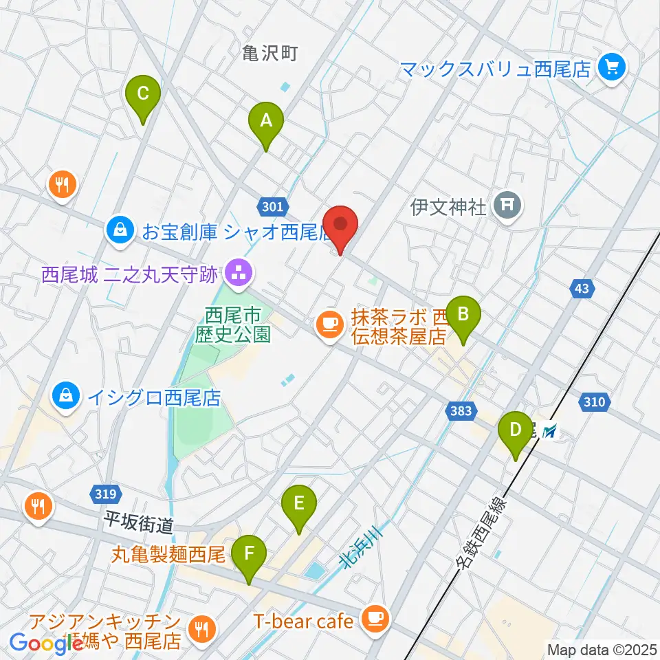 中善楽器周辺のコンビニエンスストア一覧地図