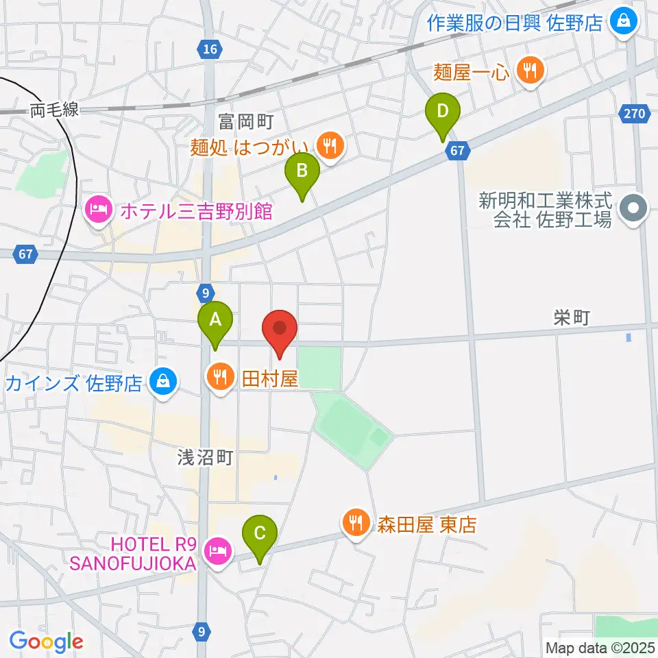 オンダ楽器周辺のコンビニエンスストア一覧地図