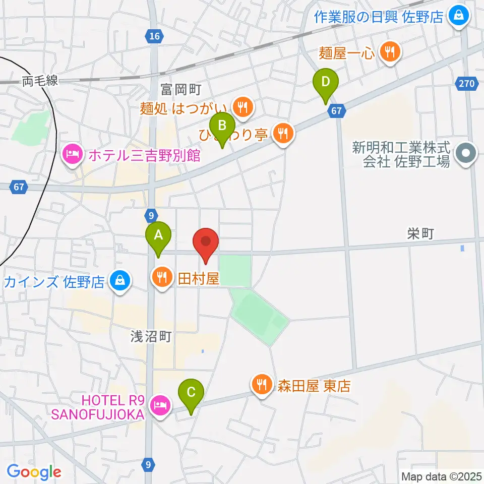 オンダ楽器周辺のコンビニエンスストア一覧地図