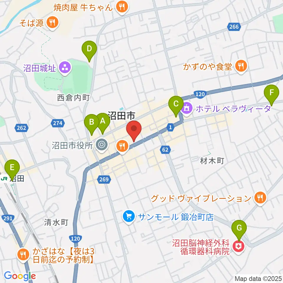 小池楽器店周辺のコンビニエンスストア一覧地図