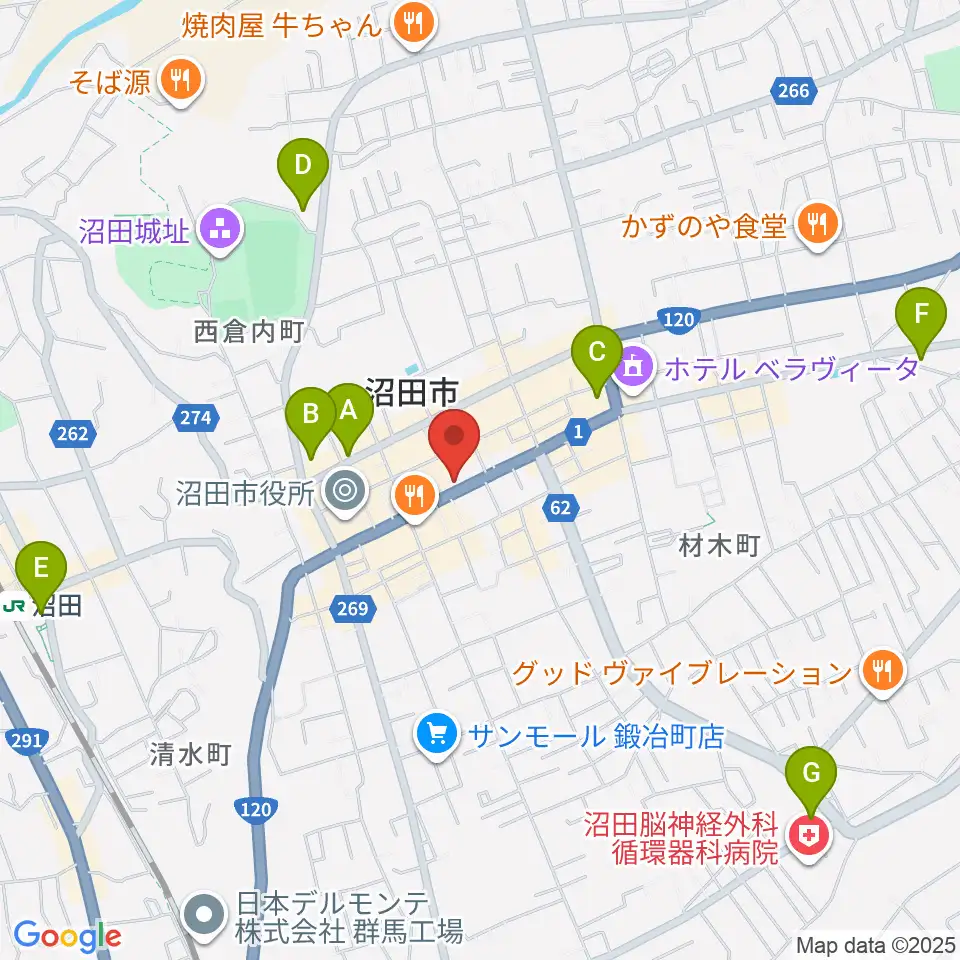 小池楽器店周辺のコンビニエンスストア一覧地図