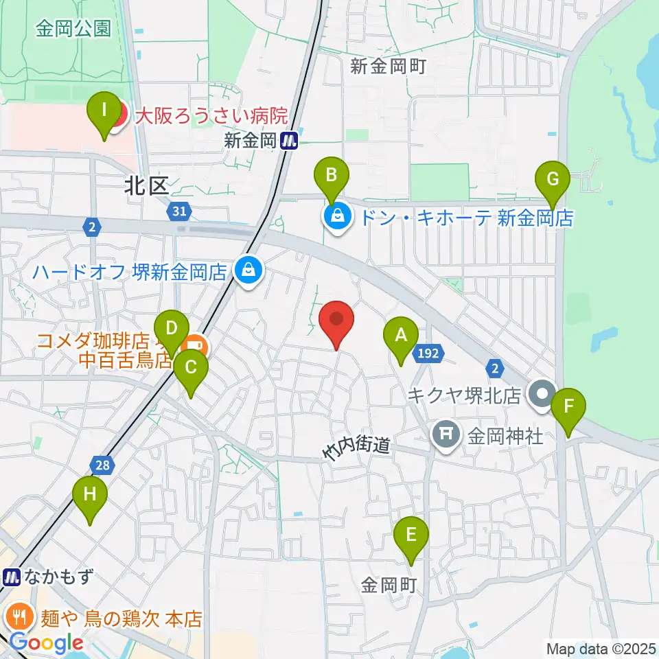 TSCカスタムショップ周辺のコンビニエンスストア一覧地図