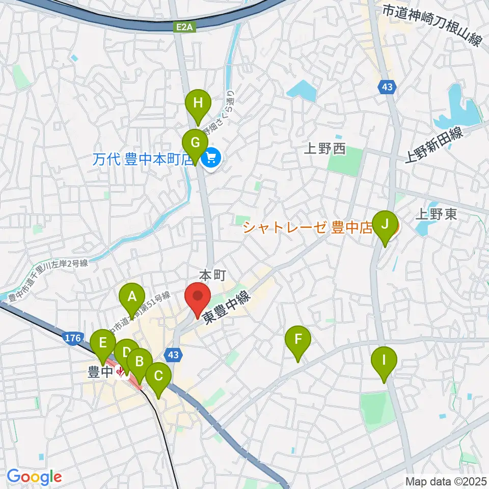 清家楽器周辺のコンビニエンスストア一覧地図