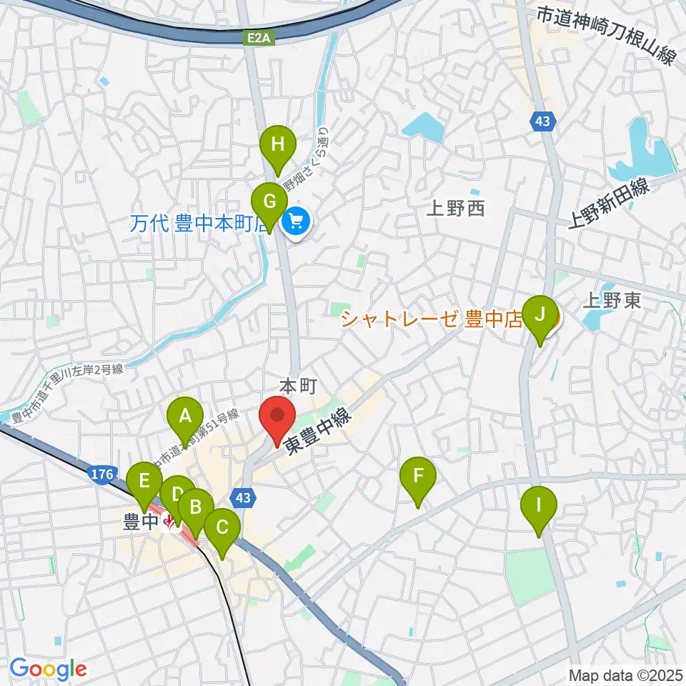 清家楽器周辺のコンビニエンスストア一覧地図
