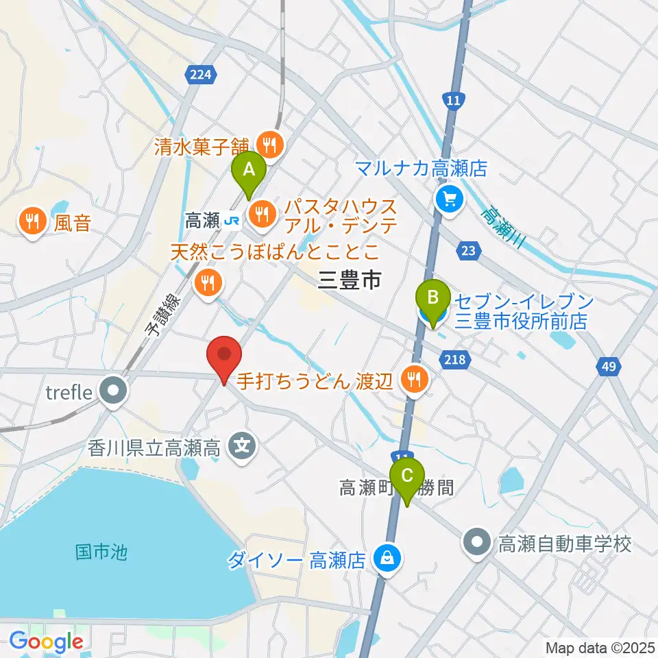 シャープアンドフラット周辺のコンビニエンスストア一覧地図