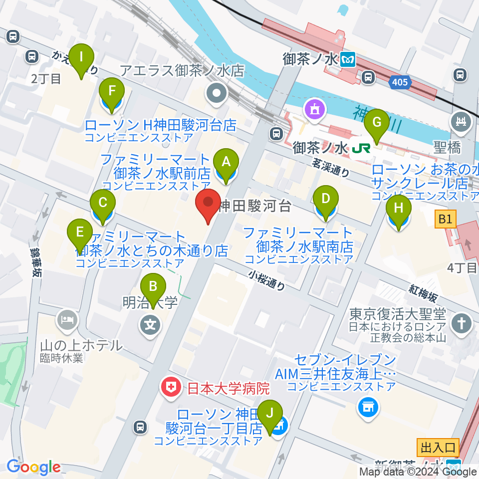 下倉バイオリン周辺のコンビニエンスストア一覧地図