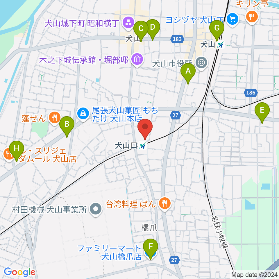 真和楽器周辺のコンビニエンスストア一覧地図