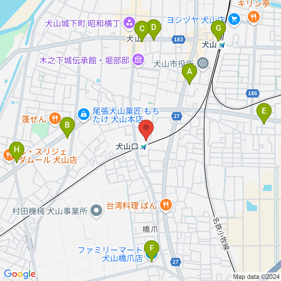 真和楽器周辺のコンビニエンスストア一覧地図