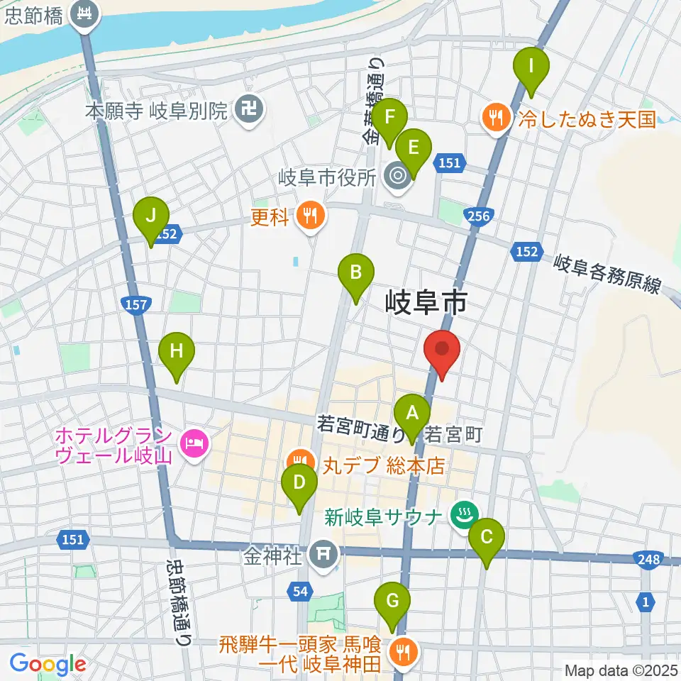 松栄堂楽器 本店周辺のコンビニエンスストア一覧地図