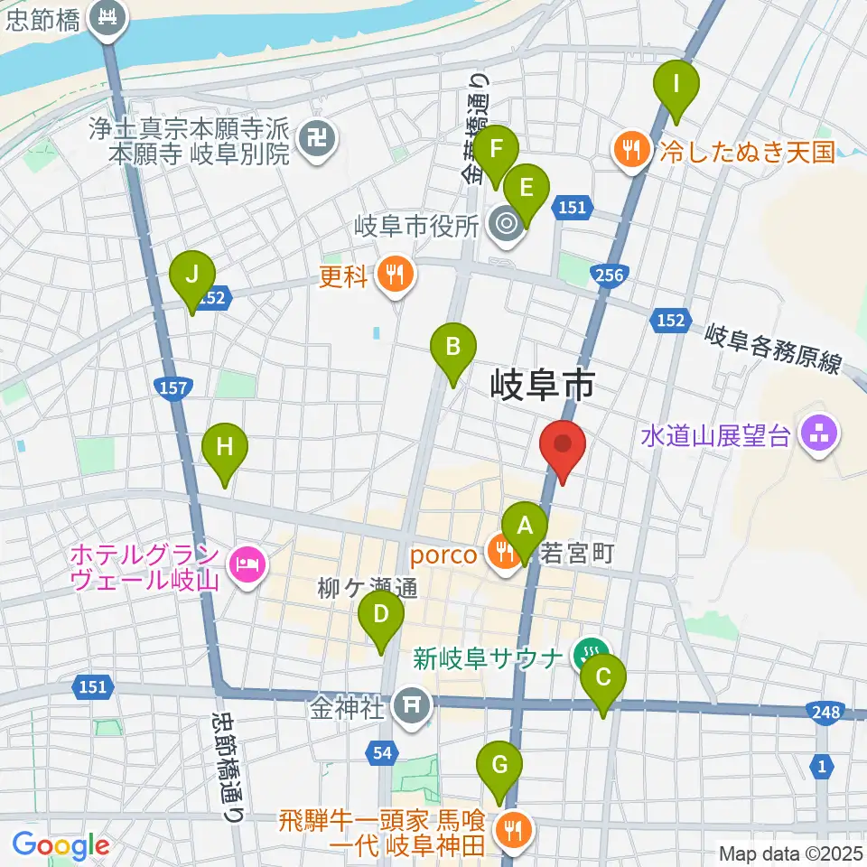 松栄堂楽器 本店周辺のコンビニエンスストア一覧地図