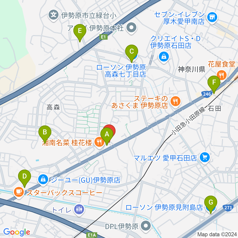 Sound Loft周辺のコンビニエンスストア一覧地図