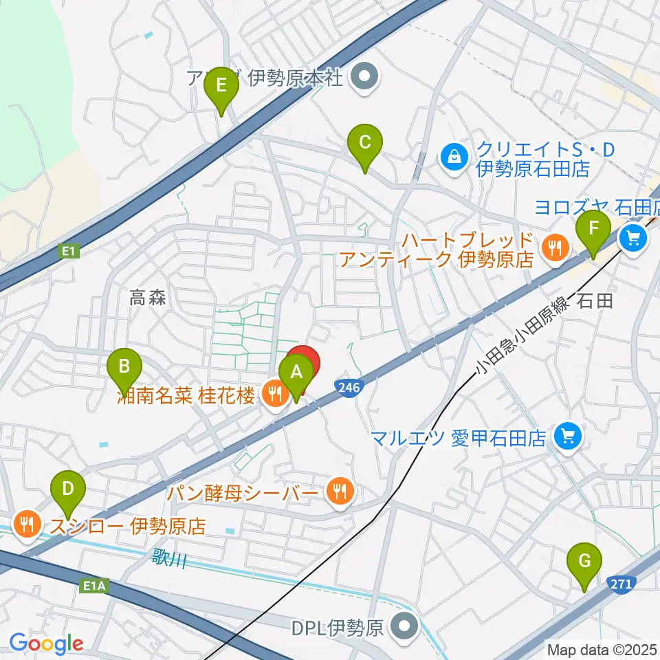 Sound Loft周辺のコンビニエンスストア一覧地図